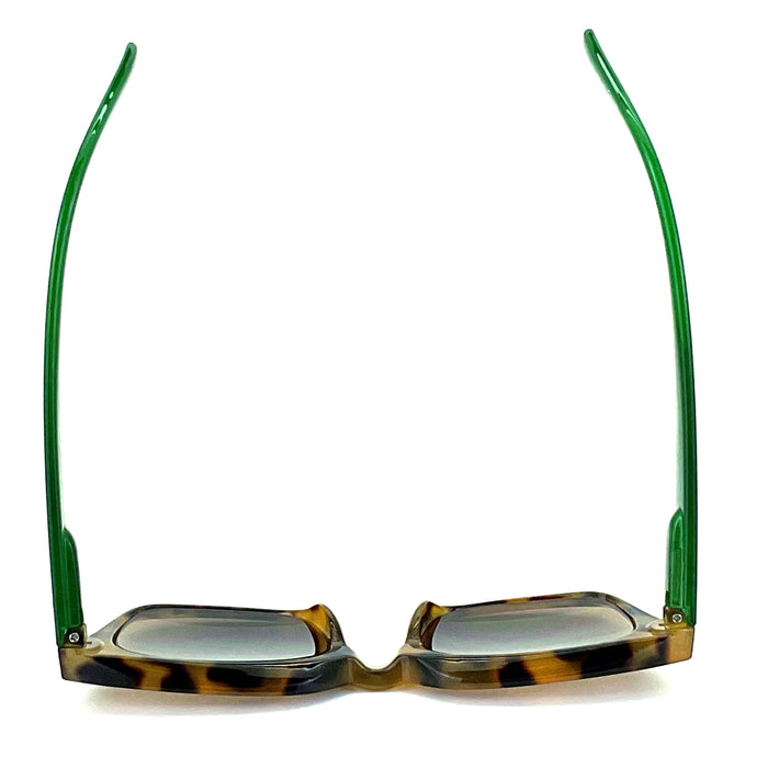 In Your Face Square Frame Fully Magnified Reading Sunglasses Fully Magnified Reading Sunglasses 