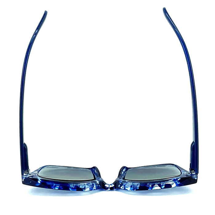 In Your Face Square Frame Fully Magnified Reading Sunglasses Fully Magnified Reading Sunglasses 