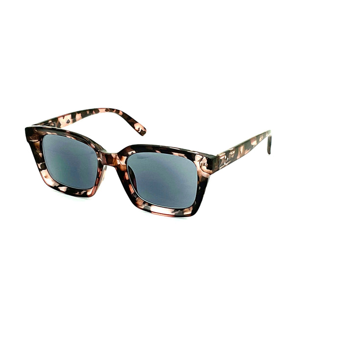 In Your Face Square Frame Fully Magnified Reading Sunglasses Fully Magnified Reading Sunglasses 