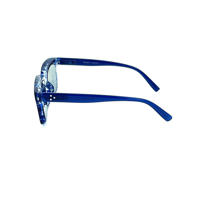 In Your Face Square Frame Fully Magnified Reading Sunglasses Fully Magnified Reading Sunglasses 