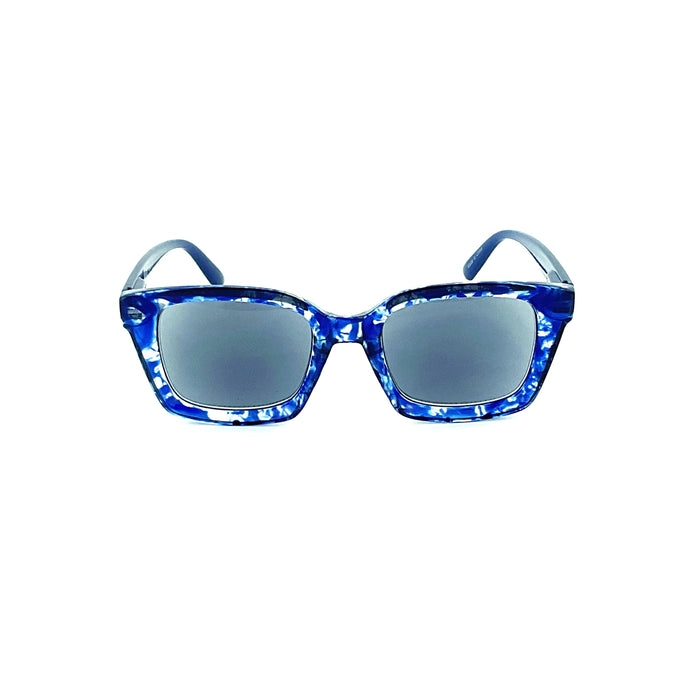 In Your Face Square Frame Fully Magnified Reading Sunglasses Fully Magnified Reading Sunglasses 