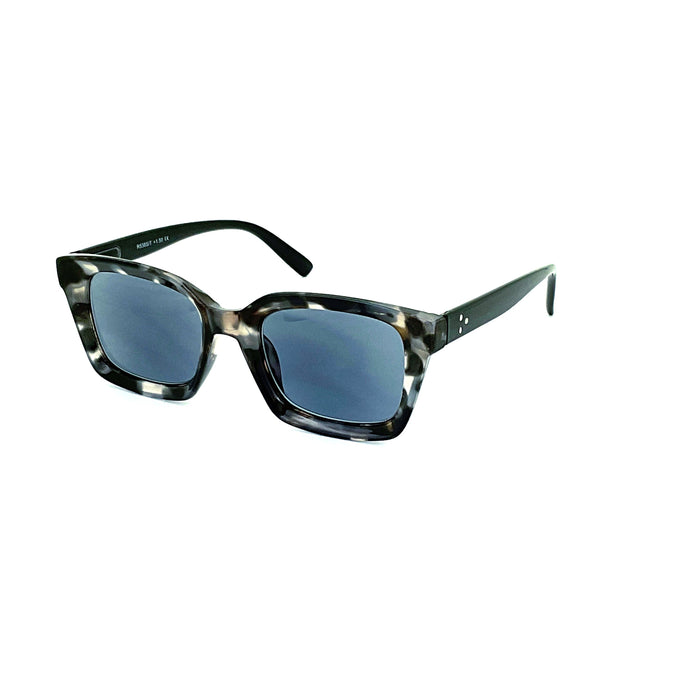 In Your Face Square Frame Fully Magnified Reading Sunglasses Fully Magnified Reading Sunglasses 