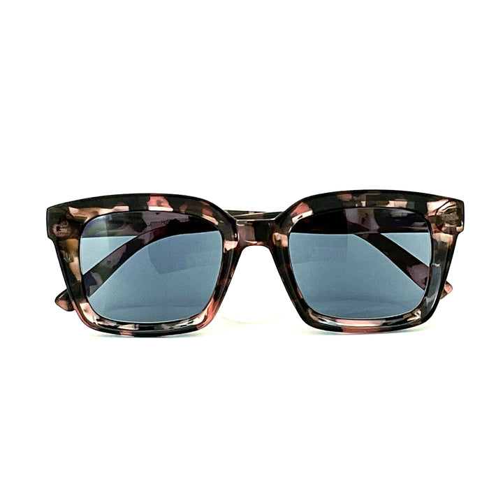 In Your Face Square Frame Fully Magnified Reading Sunglasses Fully Magnified Reading Sunglasses 