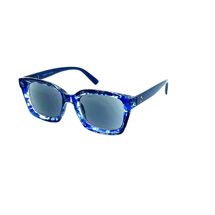In Your Face Square Frame Fully Magnified Reading Sunglasses Fully Magnified Reading Sunglasses 