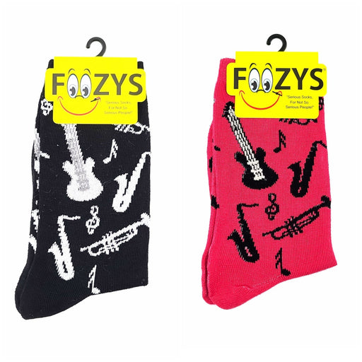 Jam Session Socks Foozys Unisex Crew Socks 