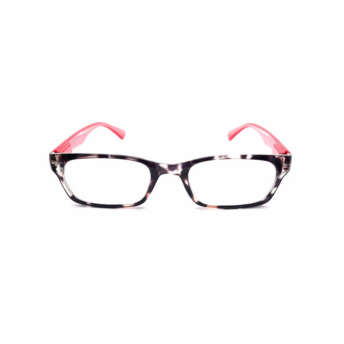 Jitterbug Colorful Tortoise High Power Reading Glasses Eyeglasses +4.00 Red 