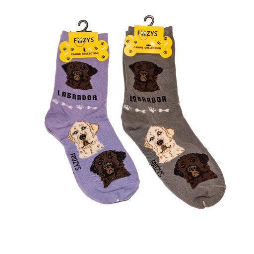 Labrador Socks Foozys Unisex Crew Socks 