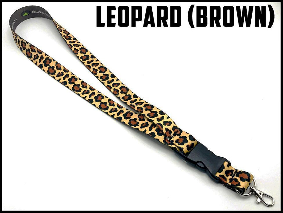 Lanyard In 21 Styles Lanyard Leopard Brown 