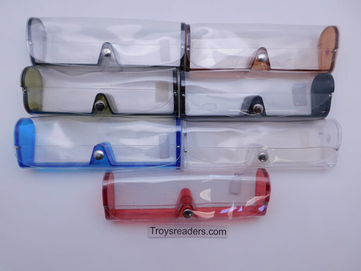 Large Clear Plastic Case in Seven Colors Cases 