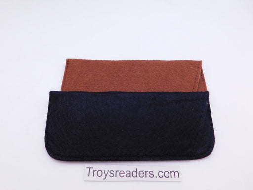 Large Felt Glasses Sleeve/Pouch in Two Colors Cases 