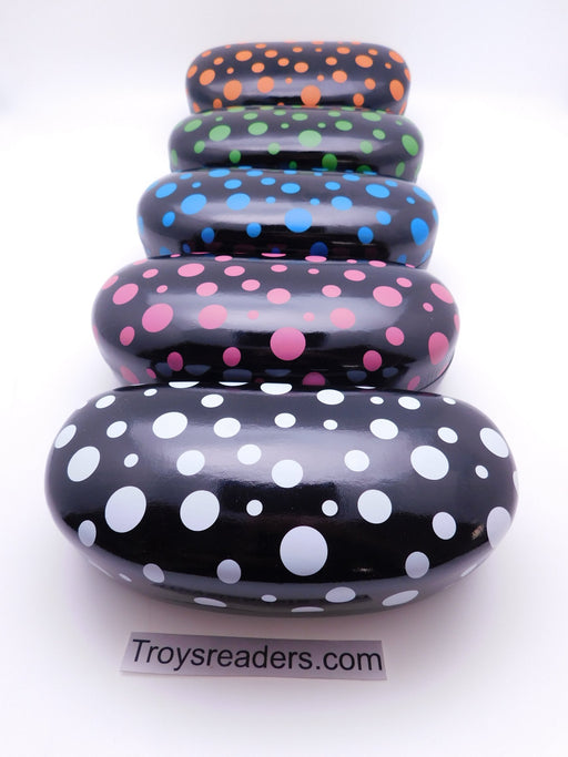 Large Polkadot Sunglasses Hard Clam Case in Four Colors Cases 