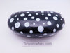 Large Polkadot Sunglasses Hard Clam Case in Four Colors Cases White 