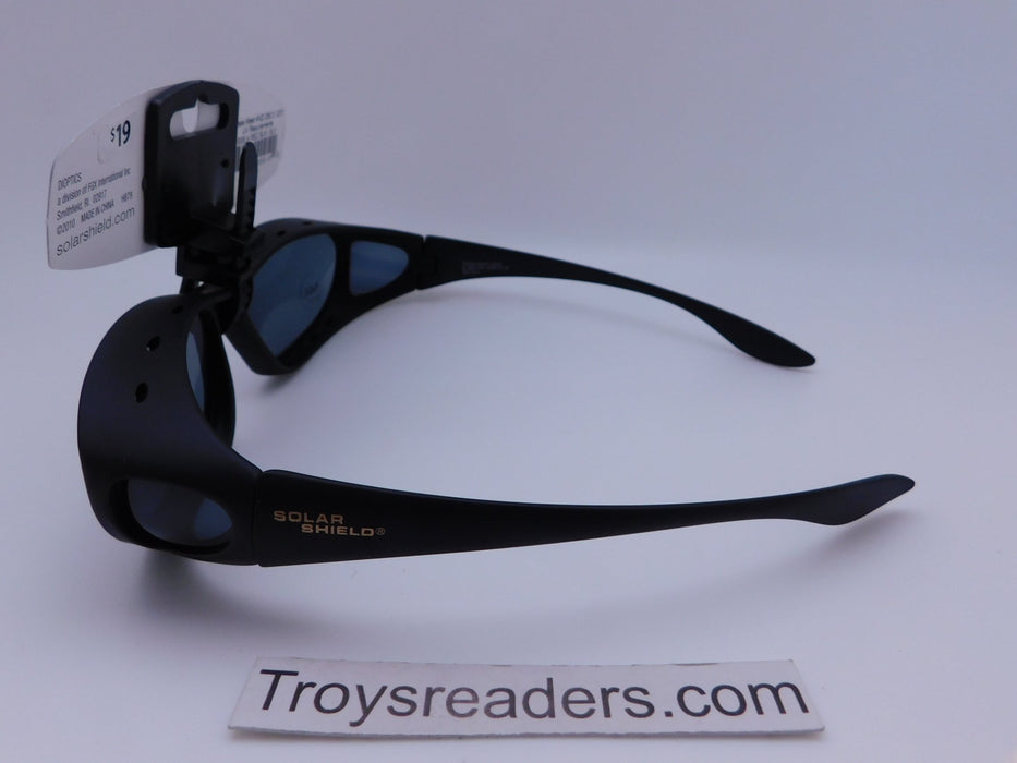 Large Solar Shield Polarized Fit Over In Black Fit Over Sunglasses 