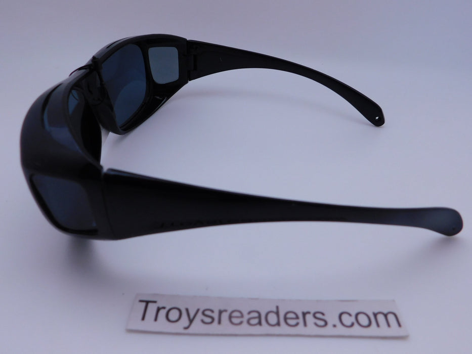 Large Sport Solar Shield Fit Over In Black Fit Over Sunglasses 