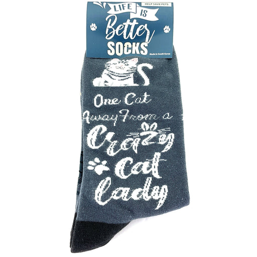 Life is Better Socks I Love My Cat One Size Fits Most Socks 