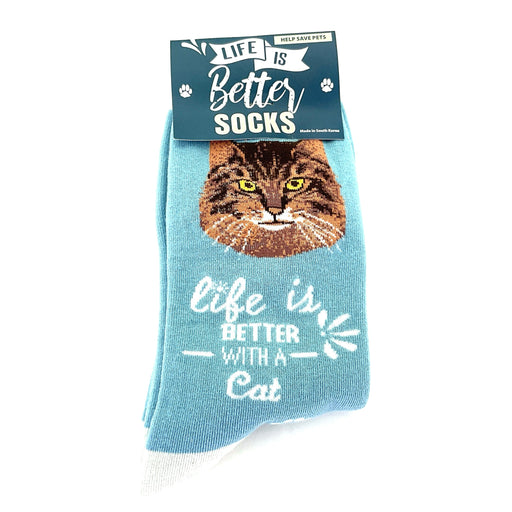 Life is Better Socks Maine Coon One Size Fits Most Socks 