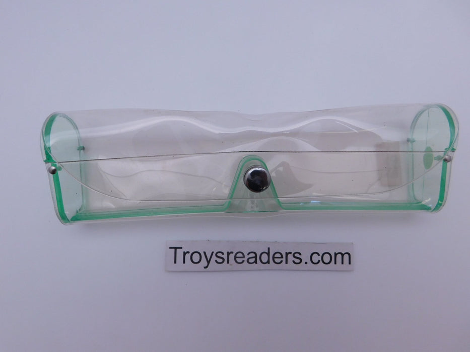 Medium Clear Plastic Case in Sixteen Colors Cases Green 