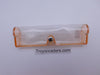 Medium Clear Plastic Case in Sixteen Colors Cases Orange 