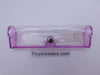 Medium Clear Plastic Case in Sixteen Colors Cases Purple 