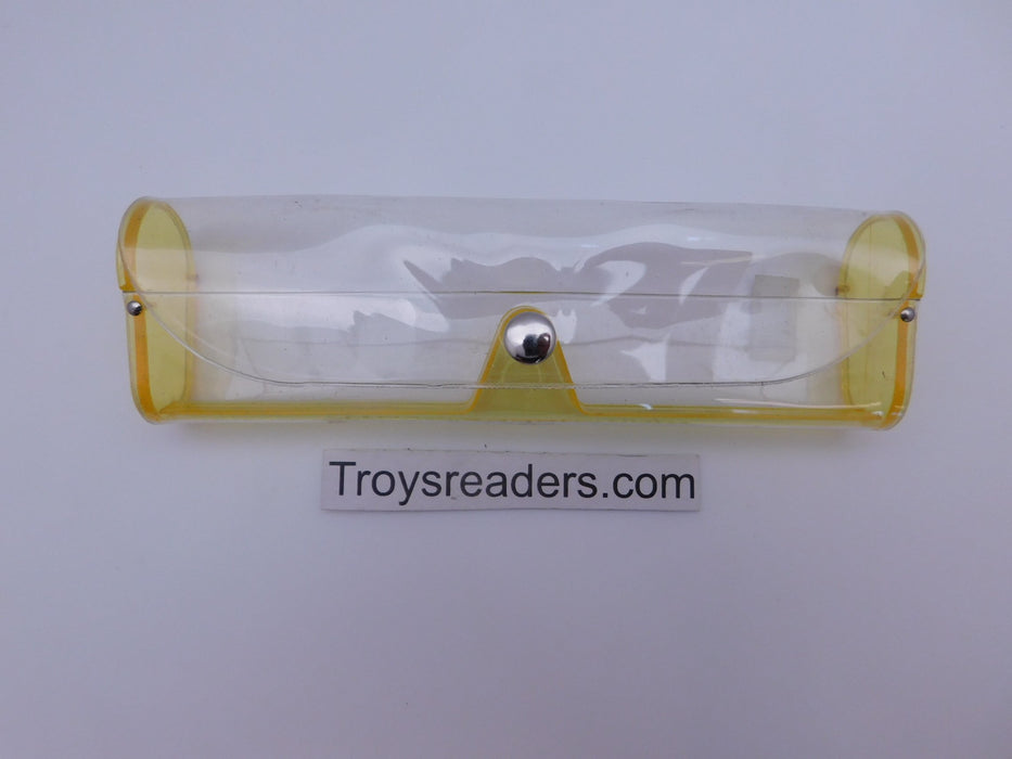 Medium Clear Plastic Case in Sixteen Colors Cases Yellow 