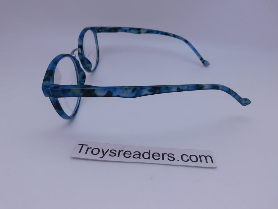 Metal Bridge Clear Bifocal Reading Glasses in Four Colors Clear Bi-focal 