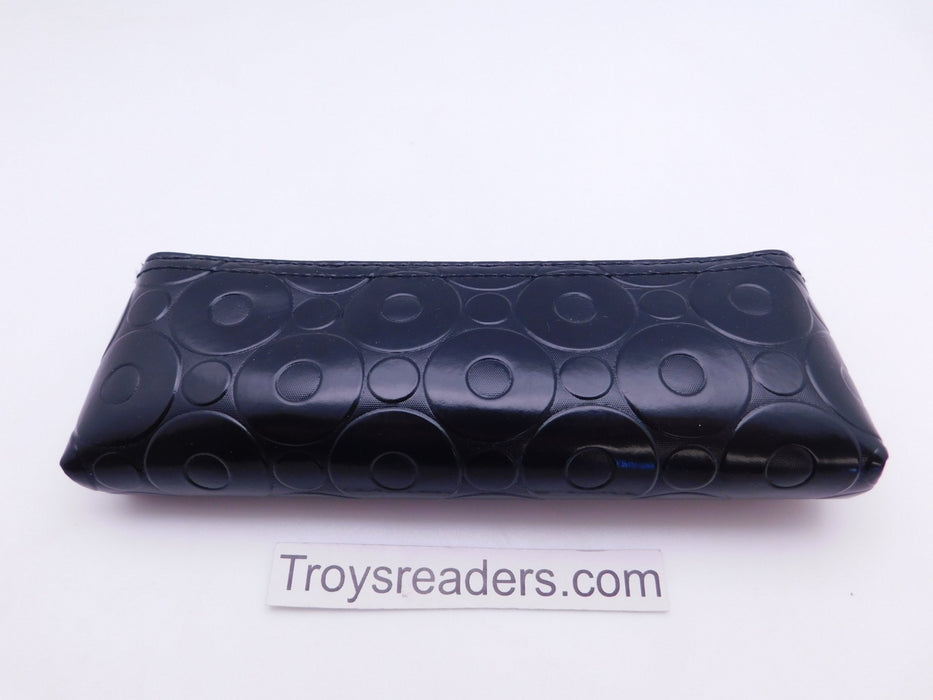 Metallic Zipper Soft Pouch in Four Colors Cases Black 