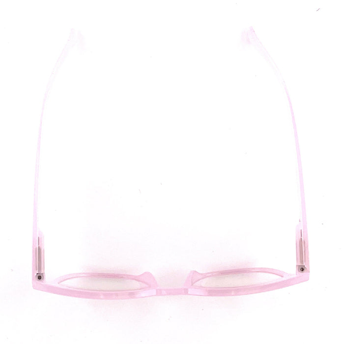 Modern Keyhole Round Lens Readers With Matching Case Reader with Display 