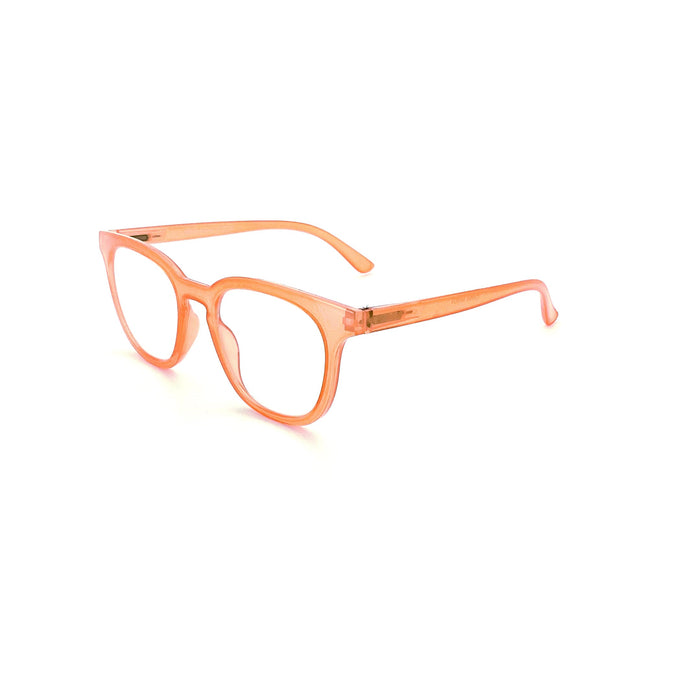 Modern Keyhole Round Lens Readers With Matching Case Reader with Display 