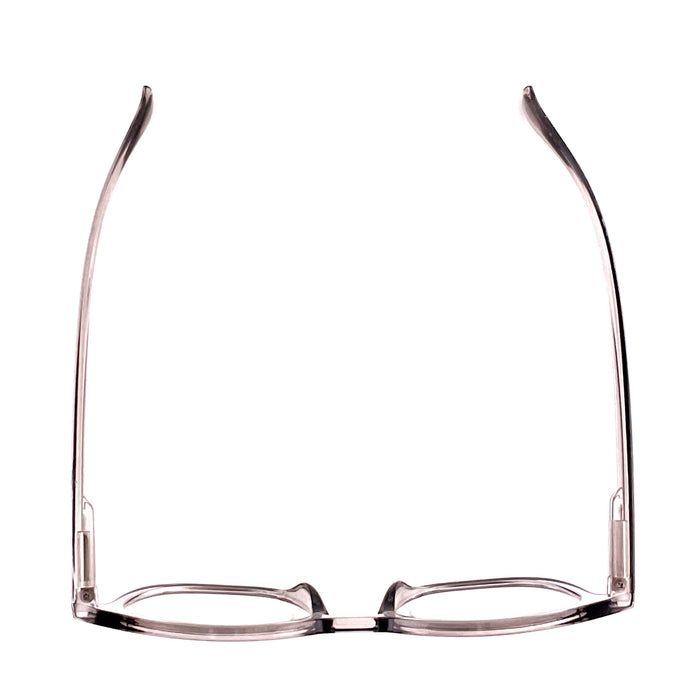 Modern Keyhole Round Lens Readers With Matching Case Reader with Display 