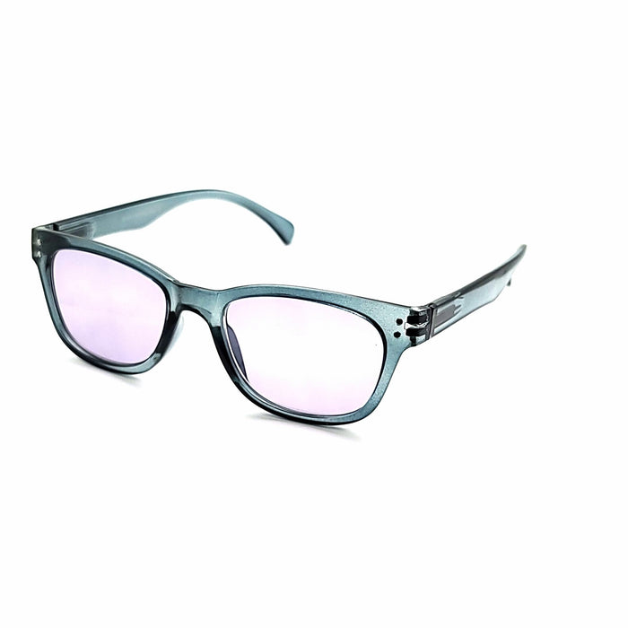 Nifty Fully Magnified Wayfarer Keyhole Reading Sunglasses in Two Colors Fully Magnified Reading Sunglasses 