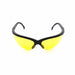 No Sweat Sporty Black Half Frame Bifocal Yellow Lens Safety Glasses For Shooting, Hunting, Golf, Night Driver with Adjustable Temples Night Driver 