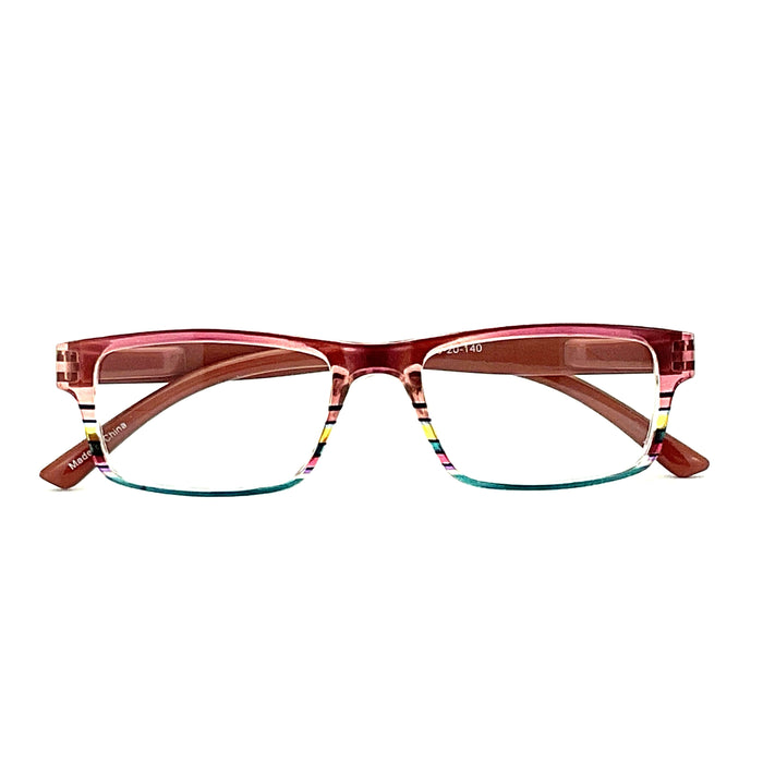 Off The Hook Rectangular Frame High Power Reading Glasses Up to +6.00 