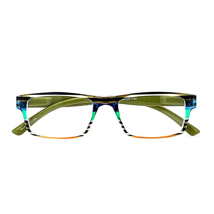 Off The Hook Rectangular Frame High Power Reading Glasses Up to +6.00 