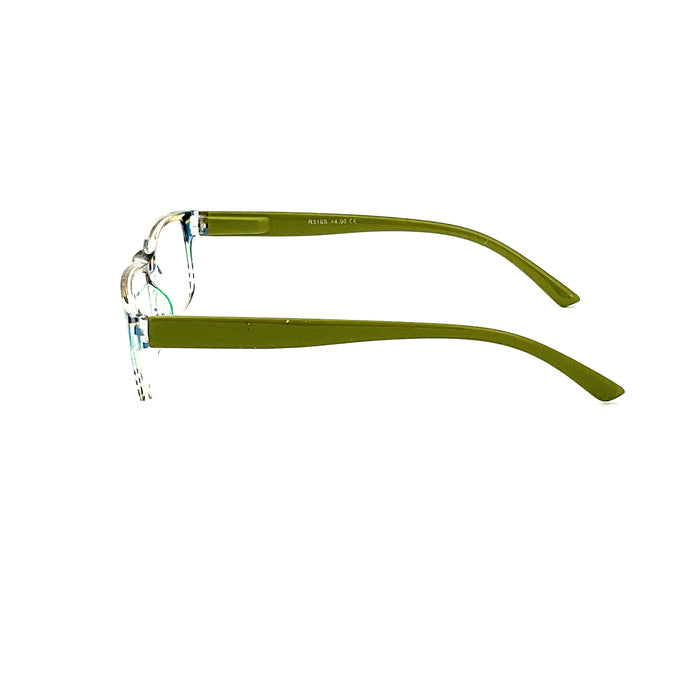 Off The Hook Rectangular Frame High Power Reading Glasses Up to +6.00 