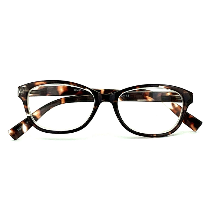 On The Nose High Power Oval Shape Spring Temple Reading Glasses up to +6.00 High Power Reader 