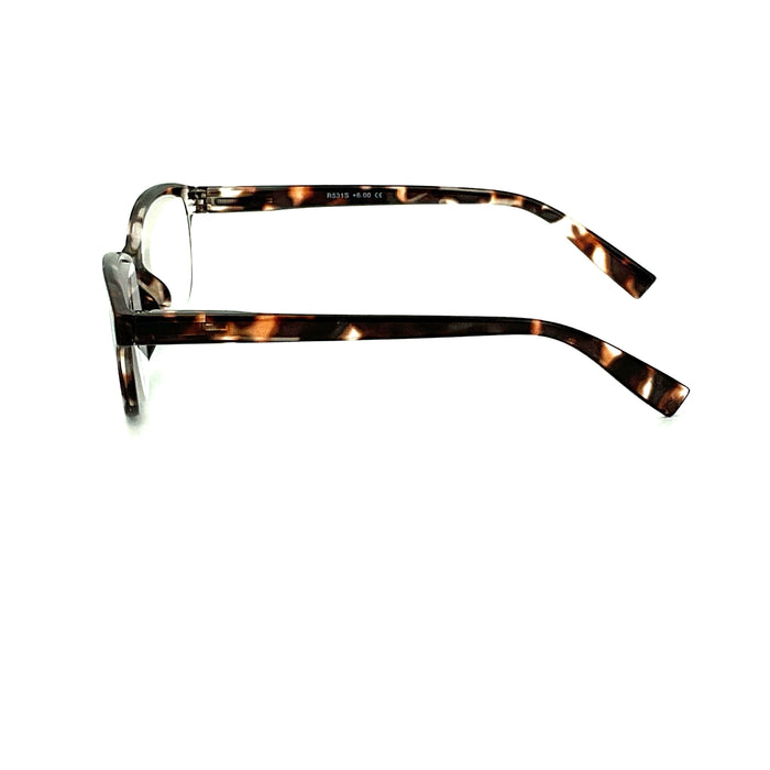 On The Nose High Power Oval Shape Spring Temple Reading Glasses up to +6.00 High Power Reader 