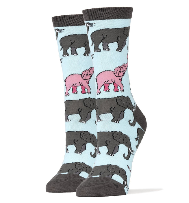 Oooh Yeah! Socks Pink Elephant Socks 