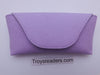 Pastel Faux Leather Sunglasses Hard Case In Three Colors Cases Lavender 
