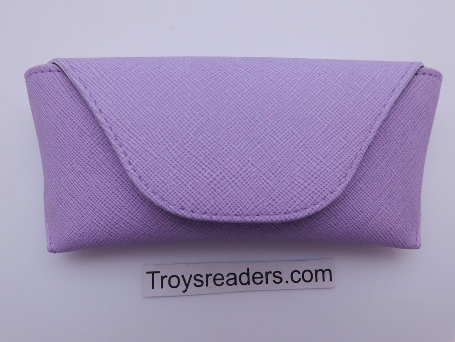 Pastel Faux Leather Sunglasses Hard Case In Three Colors Cases Lavender 