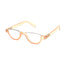 Peepers High Power Semi-Rimless Fun Colors Topless Half-Moon Reading Glasses up to +4.00 High Power Reader 