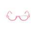 Peepers High Power Semi-Rimless Fun Colors Topless Half-Moon Reading Glasses up to +4.00 High Power Reader 
