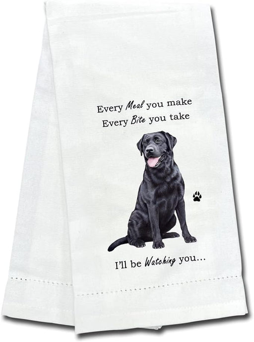 Pet Kitchen Towel Black Labrador Socks 