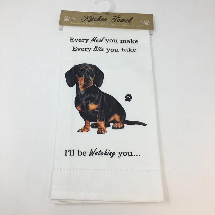 Pet Kitchen Towel Dachshund Socks 