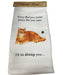 Pet Kitchen Towel Orange Tabby Cat Socks 
