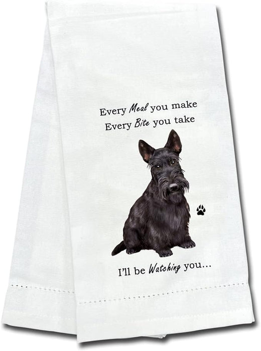 Pet Kitchen Towel Scottie Socks 