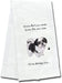 Pet Kitchen Towel Shih Tzu Black and White Socks 