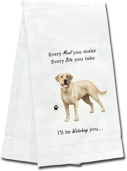 Pet Kitchen Towel Yellow Labrador Socks 