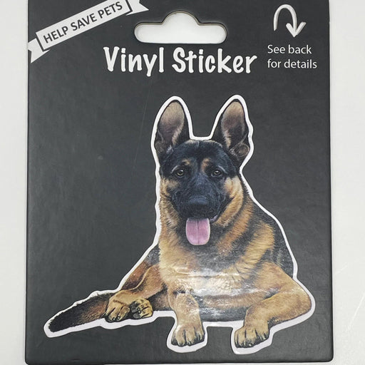 Pet Vinyl Sticker German Shepherd Sticker 