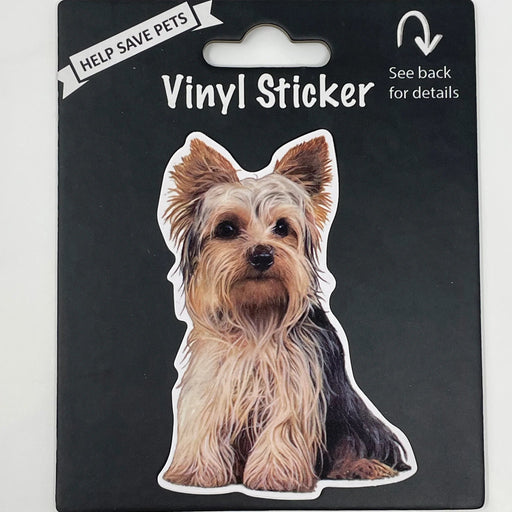 Pet Vinyl Sticker Yorkie Sticker 