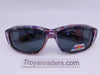 Polarized Flowery Transparent Fit Overs in Six Designs Fit Over Sunglasses Butterflies 